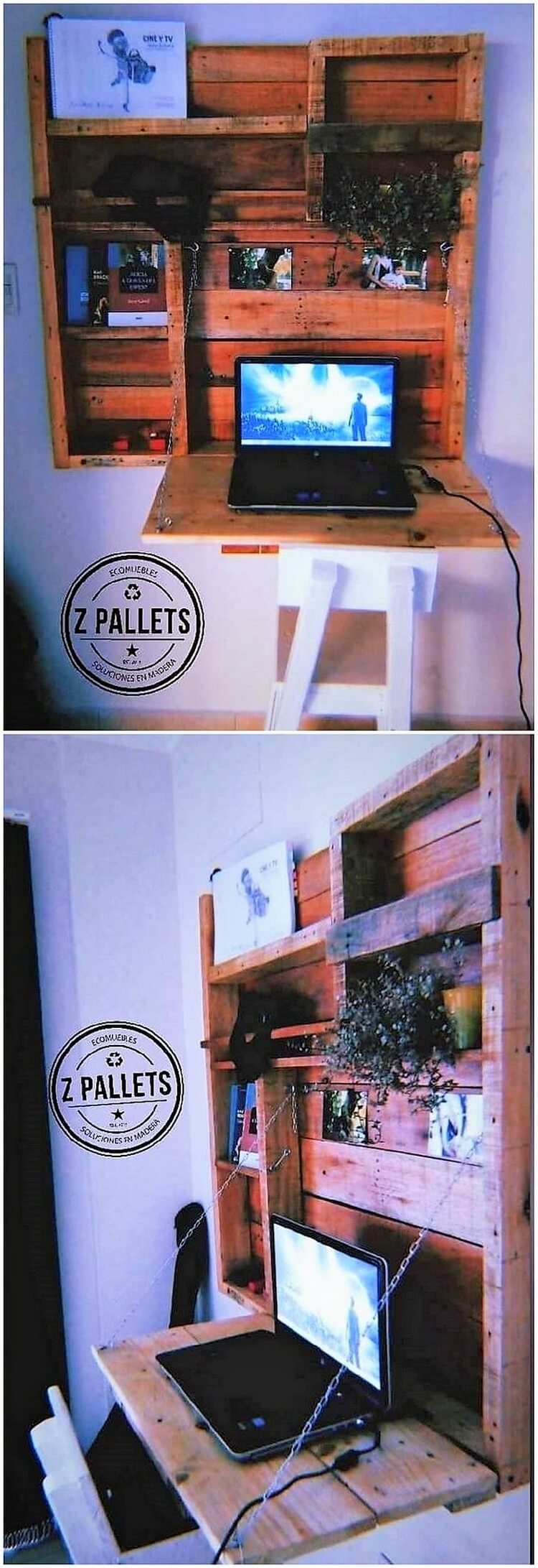 Pallet Folding Desk