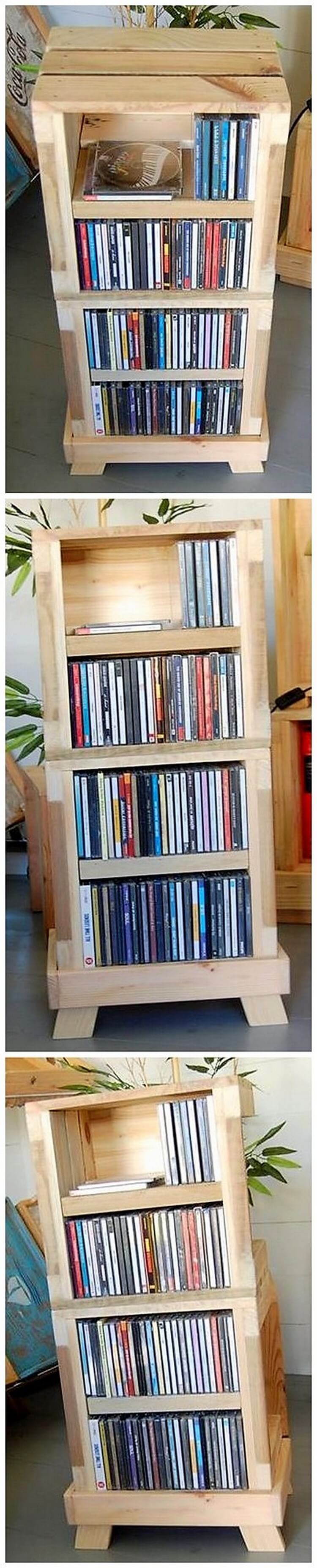 Pallet Bookshelving Cabinet