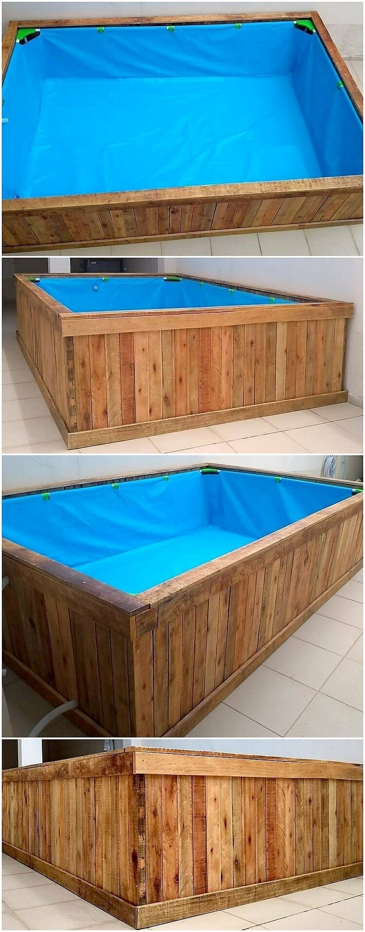 Pallet Swimming Pool for Kids