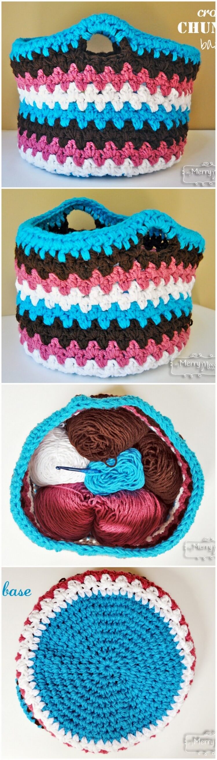Crochet Basket Pattern (3)