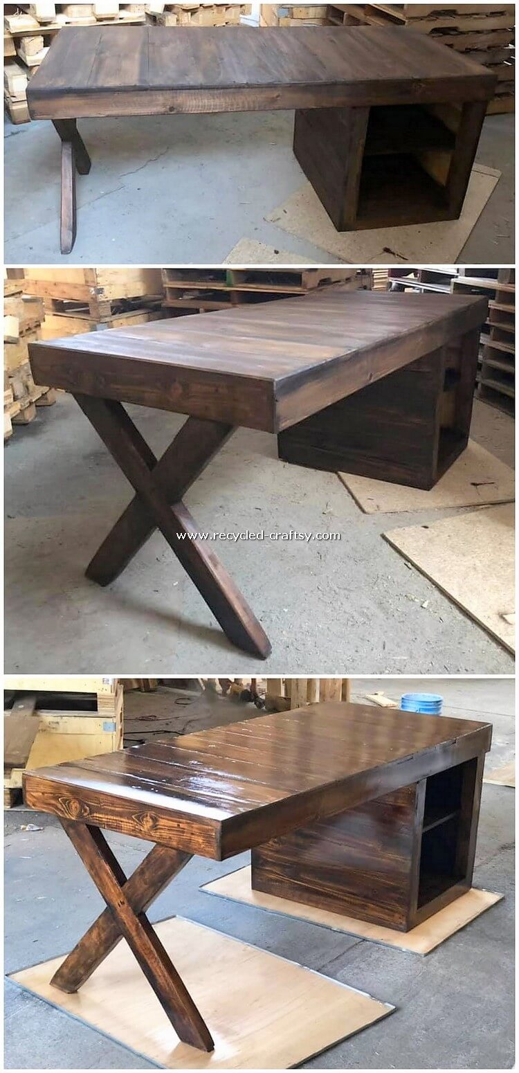 Pallet Desk Table