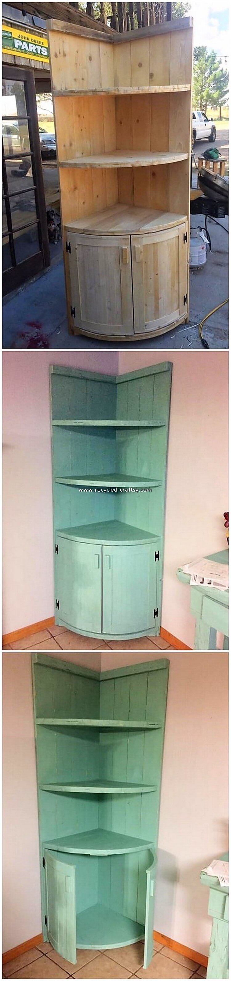 Pallet Shelving Unit with Cabinet