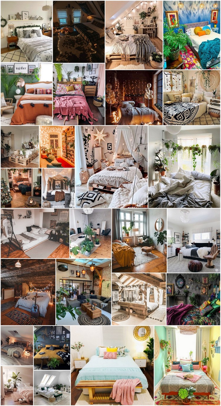 Attractive Bohemian Bedroom Decor Designs