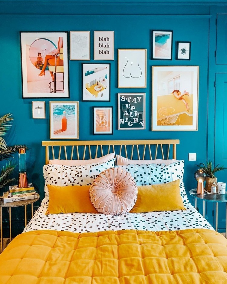 Bohemian Style Beautiful Bedroom Design (23)