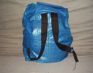 Creatively Recycle your Ikea-bag and Backpack
