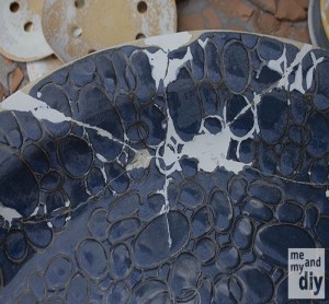 DIY Mosaic Recycled Table
