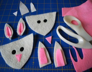 Fuzzy Bunny Slippers Pattern from Recycled Material