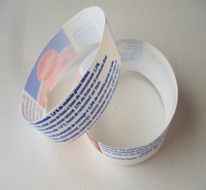 Recycled Yogurt Cup Pieces