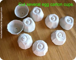 Egg Carton Cups