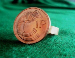 Recycled Coin Ring