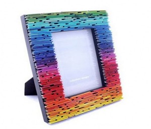 Recycled Paper Magazine Photo Frame