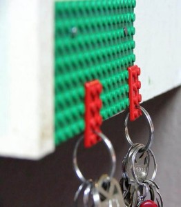Use Old Lego Pieces As a Key Holder