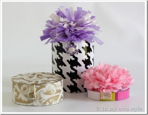 Recycle Ribbon Spools into Beautiful Gift Boxes