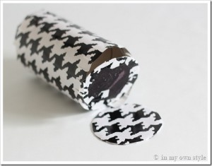 Recycled Ribbon Spools Gift Box Idea