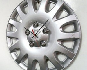 Upcycled Automotive Part Wall Clock