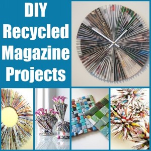 DIY Recycled Magazines Ideas