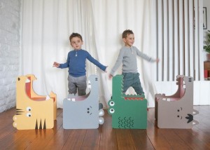 Recycled Cardboard Furniture for Kids