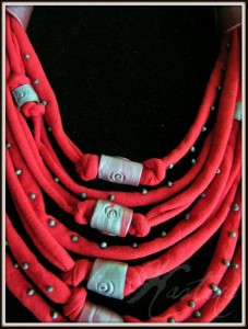 Recycled T-Shirts into Awesome Necklace
