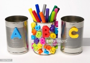 Recycled Tin Cans Pen&Stationary Holders