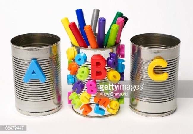 Recycled Tin Cans Pen&Stationary Holders