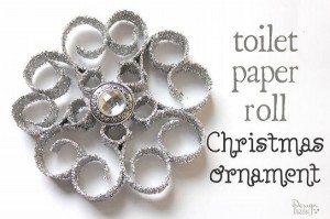 Recycled Toilet Paper Rolls Christmas Decorations Craft