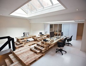 Recycled Wooden Pallet Office Furniture