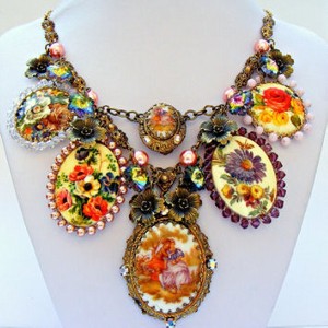 Repurposed Jewelry Necklace
