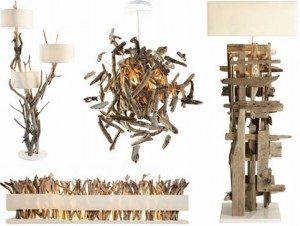 Upcycled Driftwood Decoration Light & Lamps