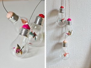 DIY Recycled Bulbs Decoration