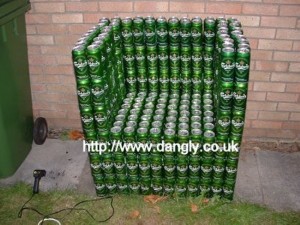Recycled Beer Cans Chair