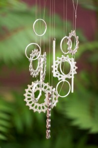 Recycled Bike Parts Wind Chime