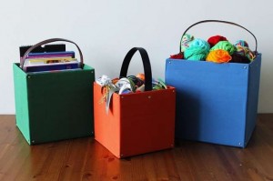 Recycled Cardboard Baskets