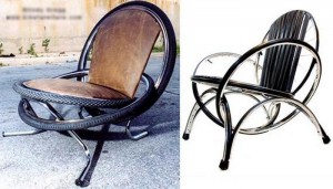 DIY Recycled Tires Chairs