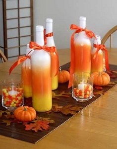 Recycling Glass Bottles for Decor
