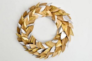 Upcycled Paper Wreath