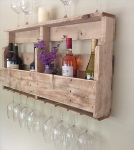 Wine Rack Made from Pallet