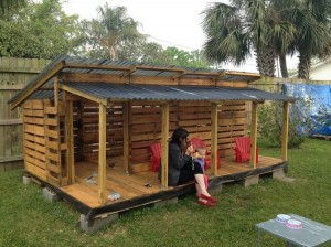 Wooden Pallet Playhouse for Kids