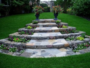 Garden Stone Walkway