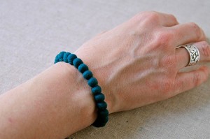Recycled T-Shirts Beads Bracelet