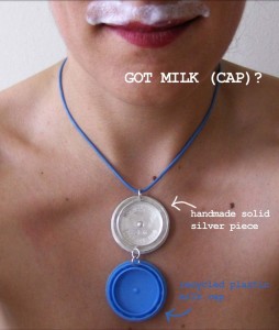 Upcycled Milk Cap Necklace