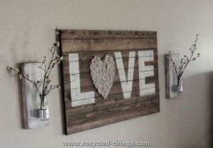 Pallet Love Wall Art