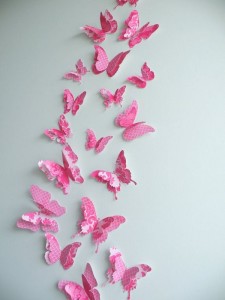 Paper Butterfly Wall Art