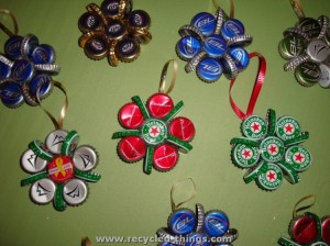 Recycled Bottle Cap Crafts