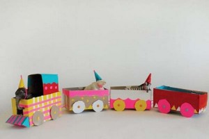 Cardboard Train Ideas