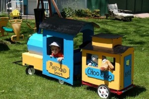 Cardboard Trains