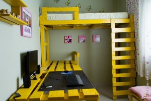 Pallet Bunk Bed or Loft Bed