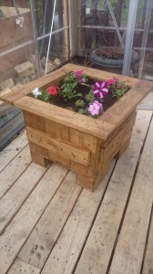 Pallet Flower Planter Box