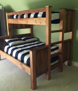 Wood Pallet Bunk Bed