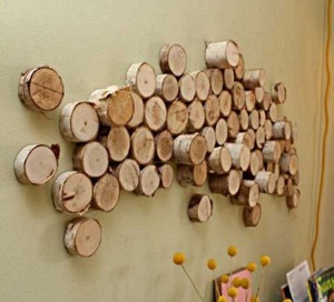 Wood Log Wall Decor