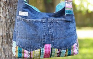 Recycled Jeans Bag